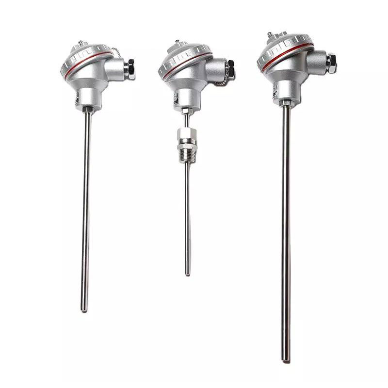 Cảm biến nhiệt độ cao cao cấp Cặp nhiệt điện bằng thép không gỉ PT100 loại K