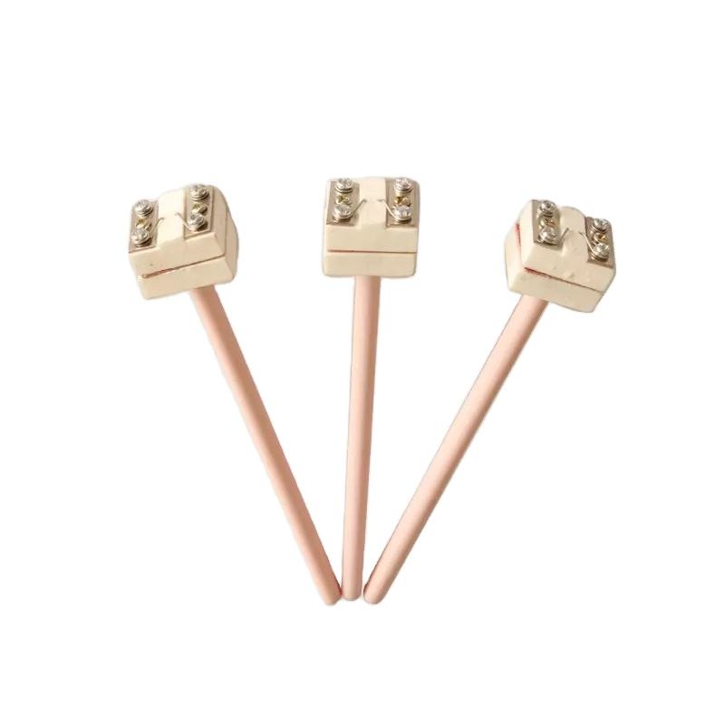 Đường kính dây 0,2–0,4 mm Đầu dò cảm biến nhiệt độ cao lò nung cặp nhiệt điện bạch kim-rhodium loại S/B/R dành cho kim loại nóng chảy