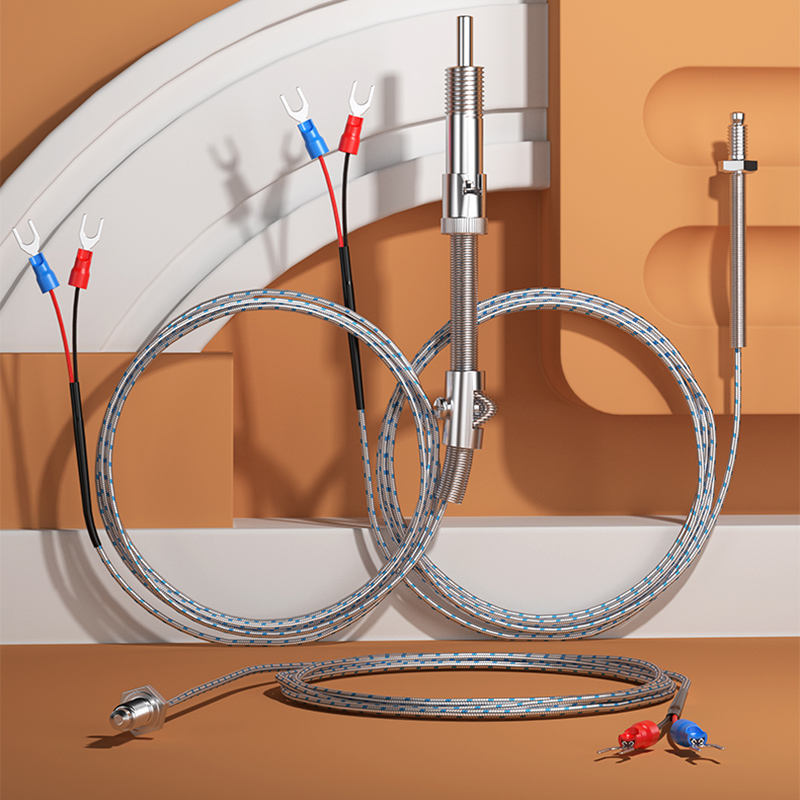 Cảm biến nhiệt độ nhỏ gọn cấp công nghiệp với đầu dò PT100K gắn vít bằng thép không gỉ (M6/M8)