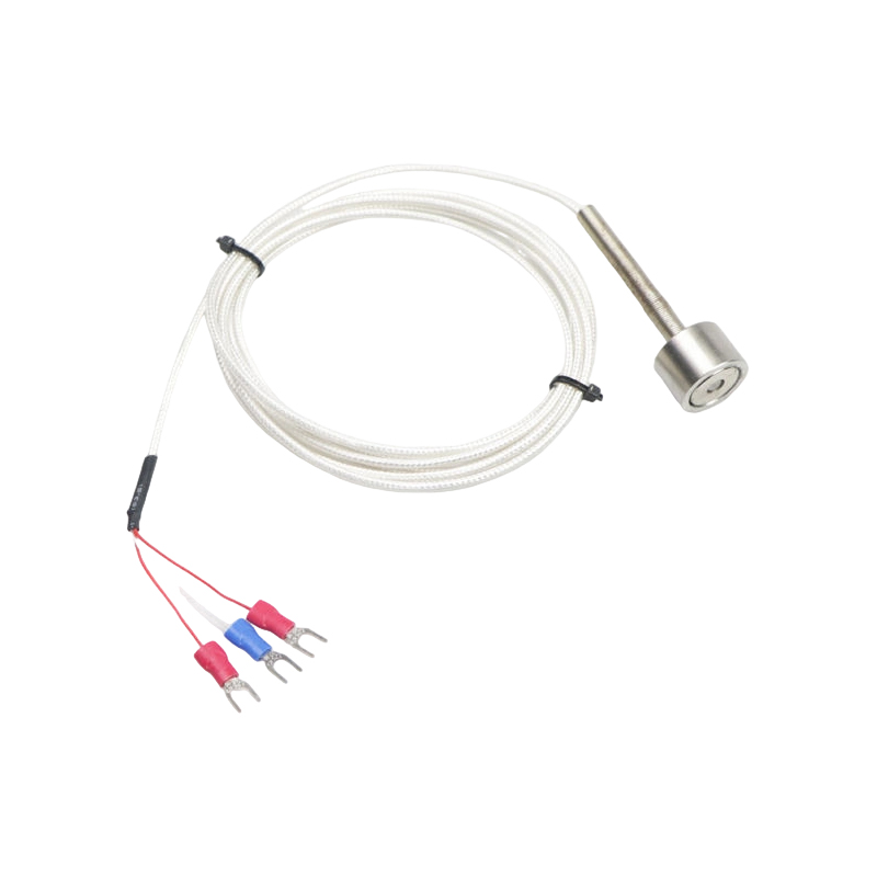 Cảm biến nhiệt độ PT100K từ tính với nhiệt kế điện trở bạch kim từ hóa (RTD) Lực hút nam châm mạnh cho cặp nhiệt điện