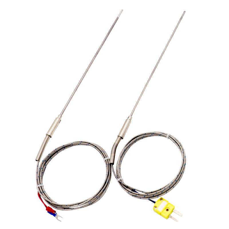 Đo nhiệt độ công nghiệp Thép không gỉ Cảm biến nhiệt độ PT100 có độ chính xác cao Màn hình nhiệt độ RTD