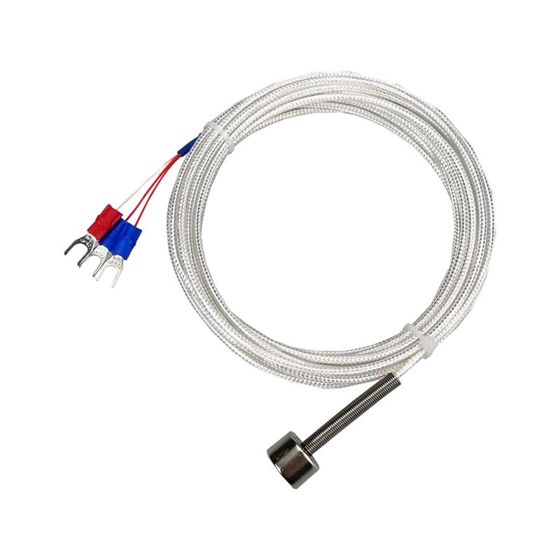 Cảm biến nhiệt độ PT100K từ tính với nhiệt kế điện trở bạch kim từ hóa (RTD) Lực hút nam châm mạnh cho cặp nhiệt điện