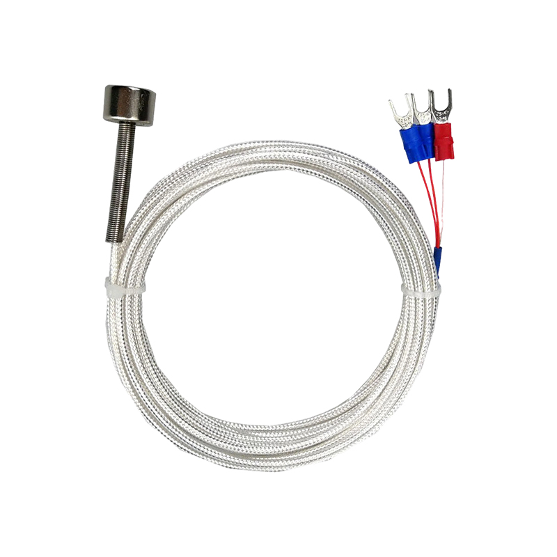 Cảm biến nhiệt độ PT100K từ tính với nhiệt kế điện trở bạch kim từ hóa (RTD) Lực hút nam châm mạnh cho cặp nhiệt điện