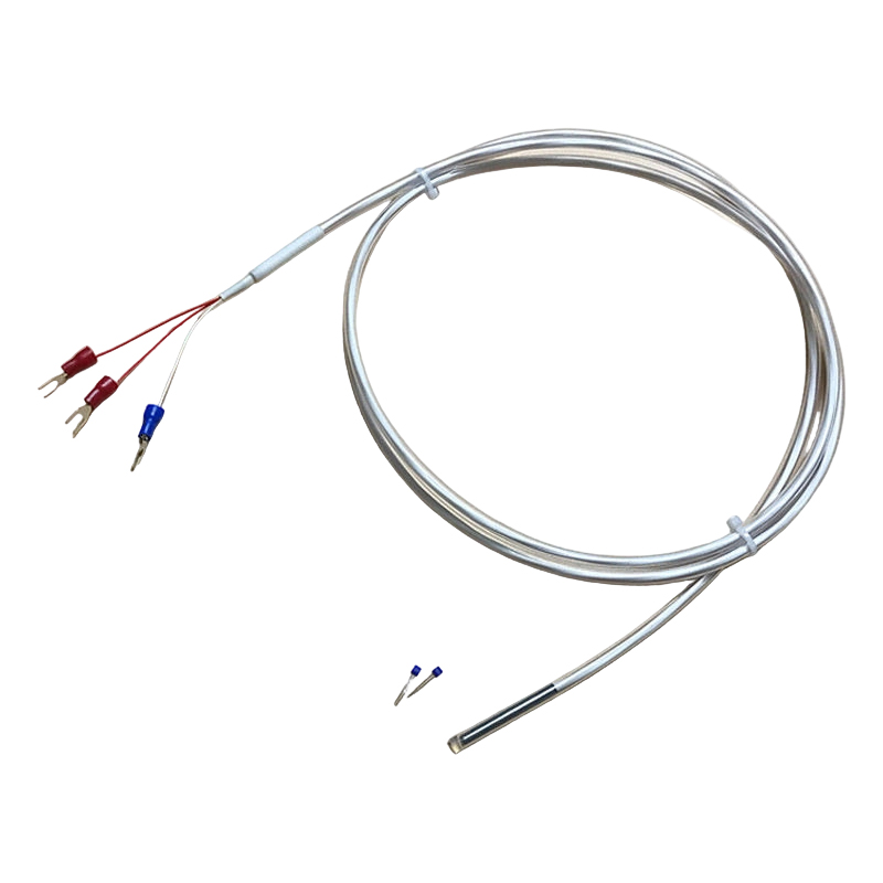 Cảm biến nhiệt độ công nghiệp PT100 RTD 3 dây điện trở bạch kim 50mm đầu dò cặp nhiệt điện